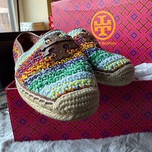 New Tory Burch Everly Espadrilles